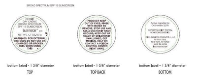 Day Creme Broad Spectrum SPF 15 Sunscreen, 50mL - Label - Day Creme Broad Spectrum SPF 15 Sunscreen, 50mL   Label